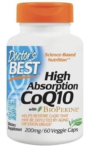 Coenzima Q10 Coq10 C/ Bio Perine Doctor´s Best 200mg 60caps