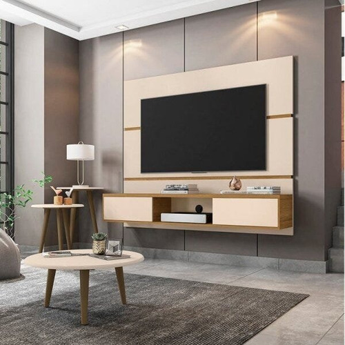 Conjunto Painel Âmbar Tvs De 65 Polegadas E Mesas Estilo