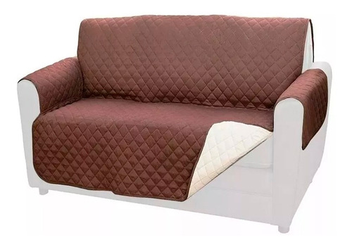 Funda Cobertor Protectora Reversible Para Sofa 2 Cuerpos