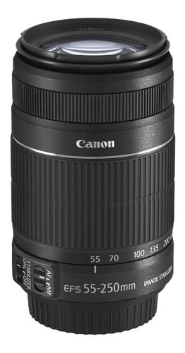 Imagen 1 de 5 de Lente Canon Ef S 55-250mm F/4-5.6 Is (con Estabilizador)