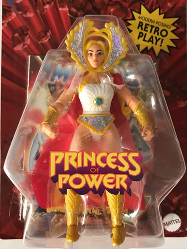 She-ra Motu Origins Retro Play Carton Unpunched Shera Mattel (Usado)