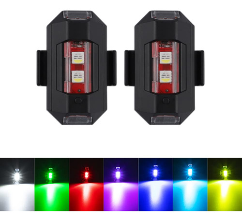 Pifoog 7 Colores Mini Luz Strobe Luz Led L B09wd61tz6_270424