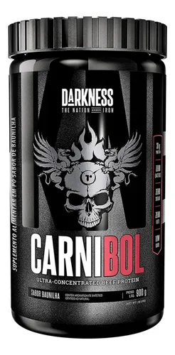 Whey Proteína de Carne Carnibol Baunilha 900g Darkness