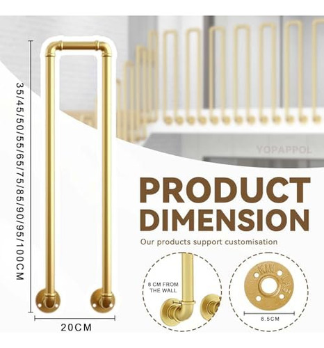 Outdoor Hand Rails For Steps, Fit 1 Or 3 Steps Exterior Stai