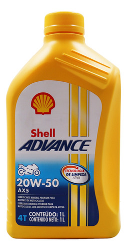 Shell Advance  4t Mineral 20w50.