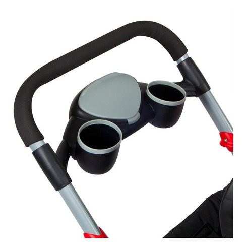 Imagen 6 de 7 de Cochecito de paseo doble Infanti Duo Ride S813 gris +2 Bases + 2 Huevitos