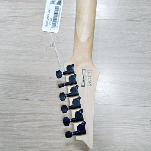 Imagem 10 de 10 de Guitarra Ibanez Grg121dx Bkf Preta Fosca