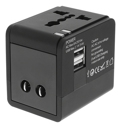 Adaptador De Viaje Universal Europe Converters Carg 2024