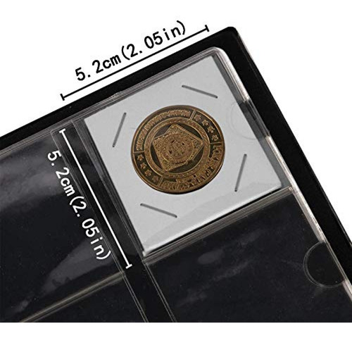 Imagen 4 de 7 de Estuche De Moneda Álbumes De Monedas Con Soportes De Cartó