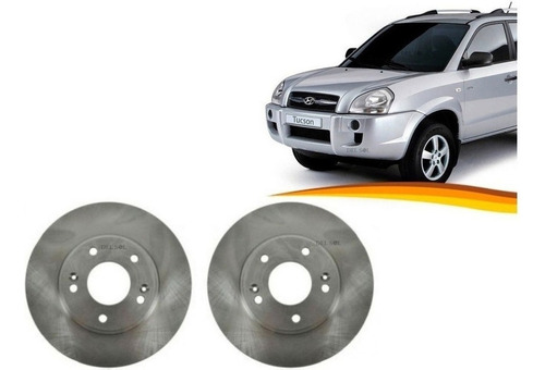 Par De Disco Freno Hyundai Tucson 2004 2010