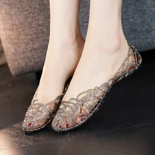 Sandalias Planas O Summer Hollow Out For Mujer, Zapatos Cas