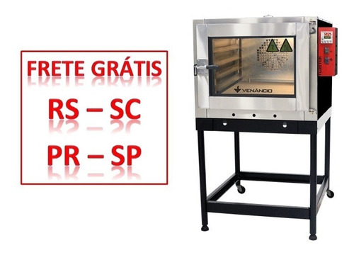 Forno Turbo Twist Gás P/ 5 Esteiras Fvt5d - Venâncio