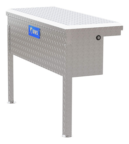 Caja Herramienta Lateral Aluminio Pared Pesada Perfil Tapa