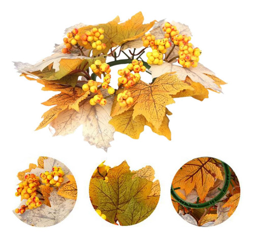 Corona De Velas, Corona De Otoño, Corona De Granja, Corona