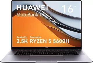 Laptop Huawei Matebook 16 De 16gb + 512gb, Gris