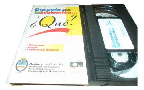 Vhs Después De La Evaluación...¿qué? (Usado)