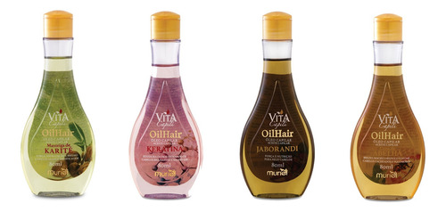 Kit Com 3 Unidades Óleo Capilar Vita Capili 80ml Muriel