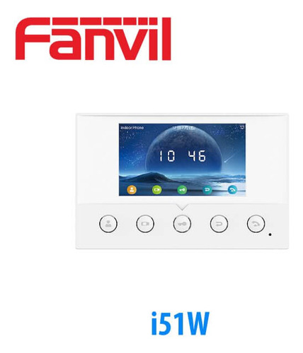 Monitor Ip/sip, Wi-fi, Pantalla A Color Fanvil I51w