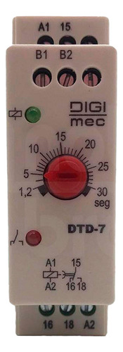 Relé de retardo de desenergización Dtd-7 de 30 segundos - Digimec