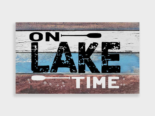 On Lake Time Paddles Alfombra De Baño Súper Absorbente, 17 X