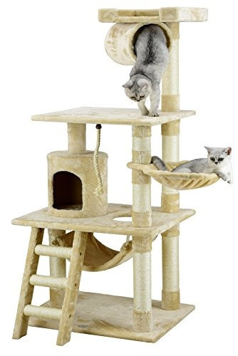 Go Pet Club Cat Tree Furniture 62 PuLG. Alto.