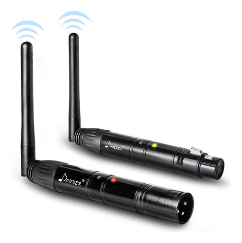 Donner 2 Unidades Dmx512 Dmx Dfi Dj 2.4g Inalámbrico 1 Rec.