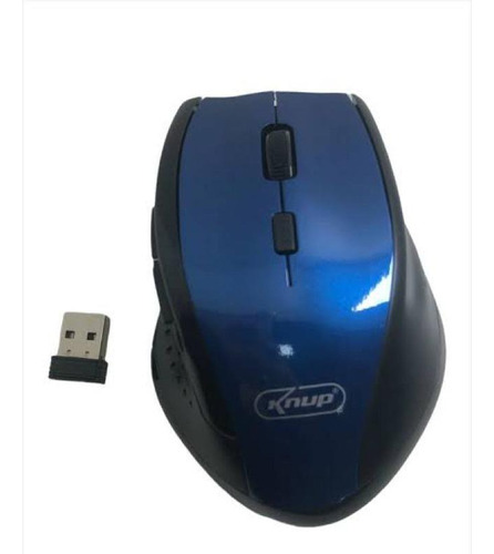 Mouse Sem Fio Recarregável Bluetooth 2.4ghz Usb Pc Knup