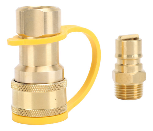 Kit Adaptador Gas Quick Connect De 3 Piezas De Latón De 1/2