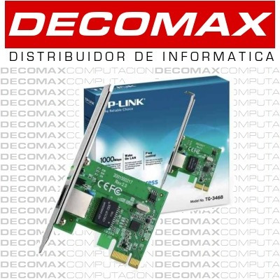 Imagen 2 de 5 de Placa De Red Pci Express Tp-link 10/100/1000 Tg-3468 Gigabit