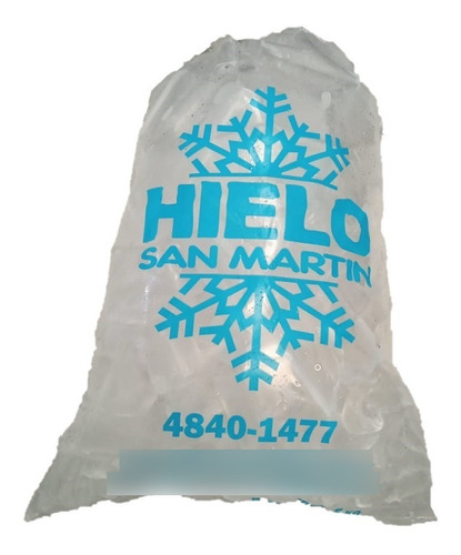 Hielo En Rolito De 5 Kg. Atencion Comercios Reventa