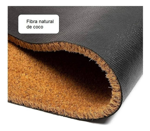Tapete Entrada De Coco This Is My Happy Place 60cm