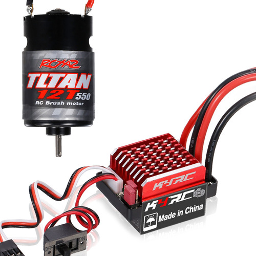 550 12t Motor Cepillado Con 60a/360a Esc Cepillado Eléctrico