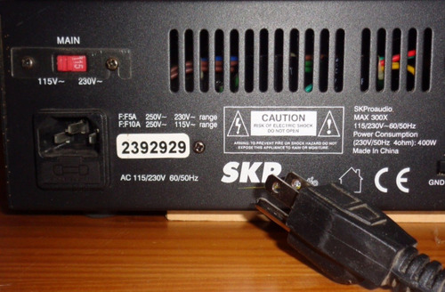 Amplificador Potencia Skp Pro Audio Max 300x 150+ 150w Usado