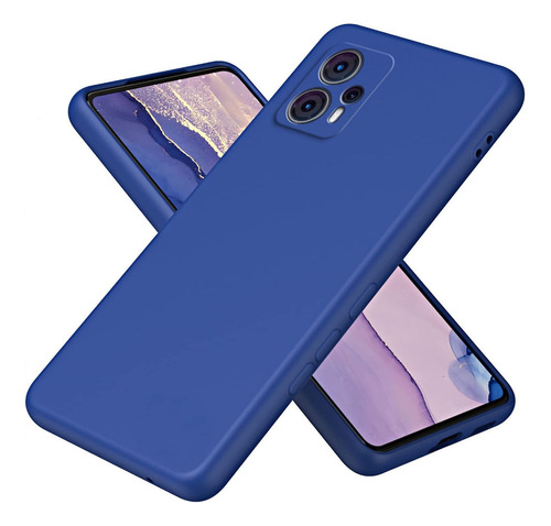 Funda Case De Motorola Moto G23 Soft Feeling Antishock Azul