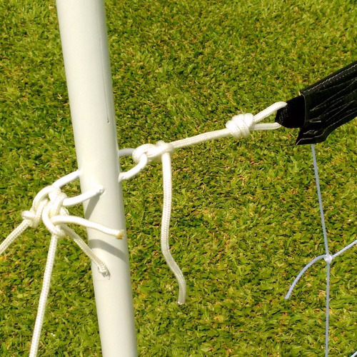 Imagen 7 de 10 de Cancha Futbol Tenis Completa Adulto Kit Poste Linea Red 6m - Para Cesped Y Arena Resiste Intemperie