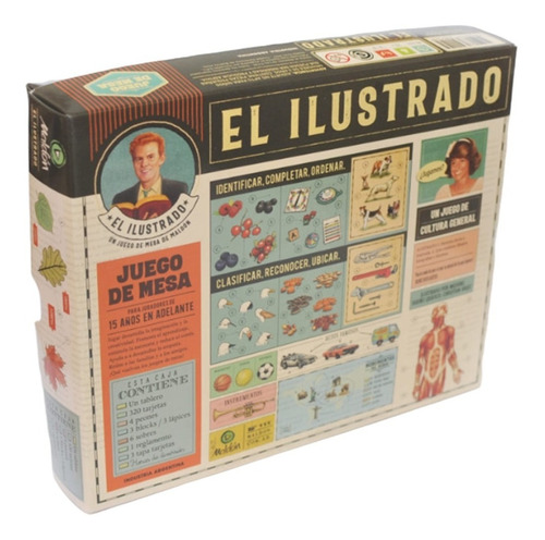 Juego De Mesa El Ilustrado Tarjetas Fichas Familiar Maldon 