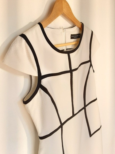 Vestido Dorothy Perkins Blanco Y Negro