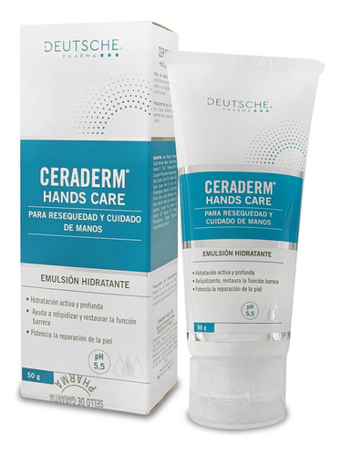 Ceraderm Hands Care Emulsión Hidratante 50g 