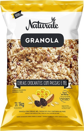 Granola Avena Nueces Cereales Miel Sin Transgénicos 1k