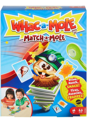 Mattel Games Whac-a-mole Match-a-mole Juego De Combinación D