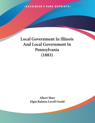 Libro Local Government In Illinois And Local Government I...