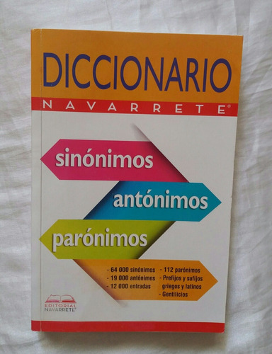 Diccionario Sinonimos Antonimos Paronimos Original Oferta
