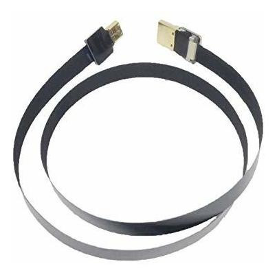 Slim Fpv Cable Plano De Hdmi Mini Macho Hdmi Recto A Estand