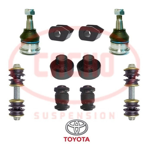 Imagen 1 de 6 de Kit Tren Delantero P/ Toyota Etios Con Rótula (8 Piezas)