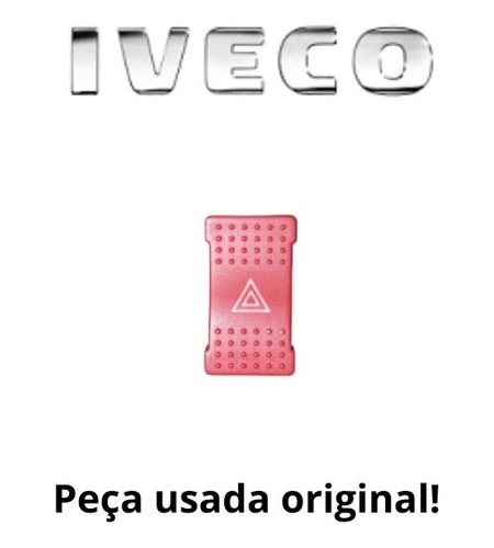Botão Pisca Alerta Iveco  Daily 2012/2020