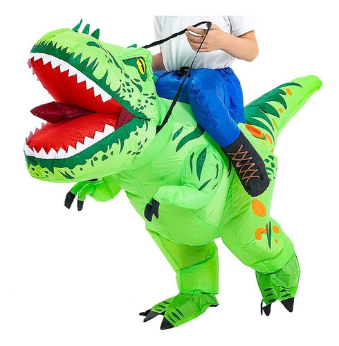 Traje De Dinosaurio Inflable Traje De Dinosaurio 80 A 100 Cm