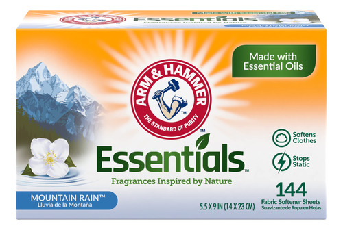 Arm & Hammer Sabana Secadora De 144 Ct Mountain Rain