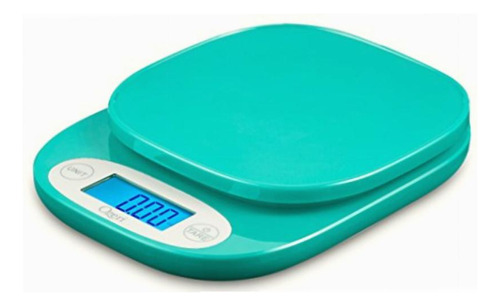 Ozeri Zk420 Balanza De Cocina Y Jardín Con Tecnología De Color Color verde azulado