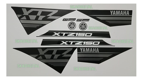 Kit Completo De Calcomanías Xtz 150 2023