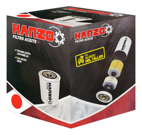 Filtro De Aceite Hanzo / Código Equivalencia Sakura C1011
